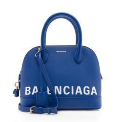 Balenciaga Grained Calfskin Ville Small Top Handle Bag