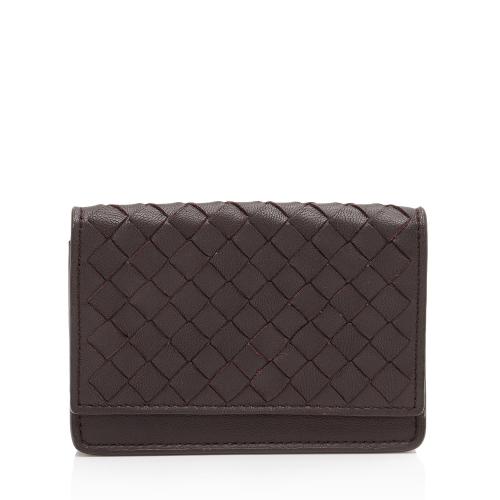 Bottega Veneta Intrecciato Nappa Card Holder