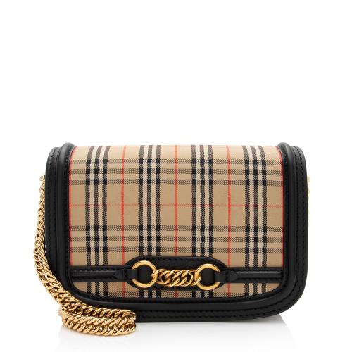 Burberry Horseferry Check Link Flap Bag