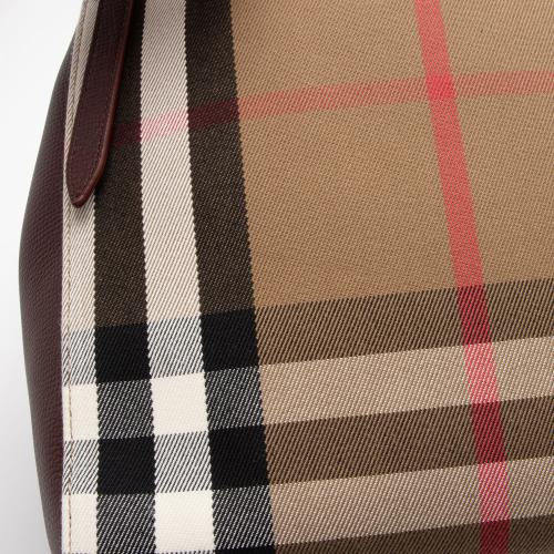 Burberry Leather House Check Canterbury Small Tote