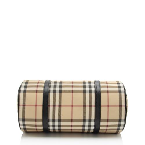 Burberry Nova Check Barrel Bag