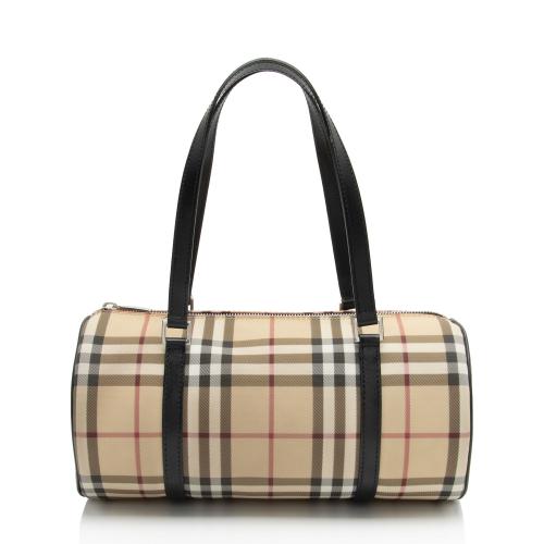 Burberry Nova Check Barrel Bag