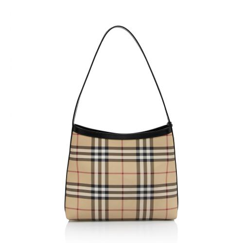 Burberry Vintage Nova Check Heath Shoulder Bag