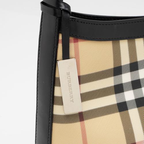 Burberry Vintage Nova Check Heath Shoulder Bag