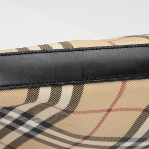 Burberry Vintage Nova Check Heath Shoulder Bag