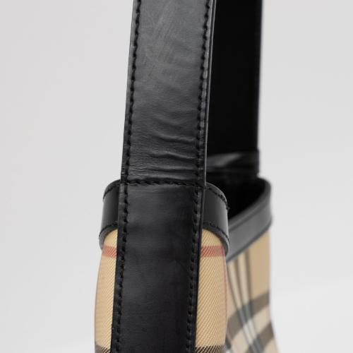 Burberry Vintage Nova Check Heath Shoulder Bag