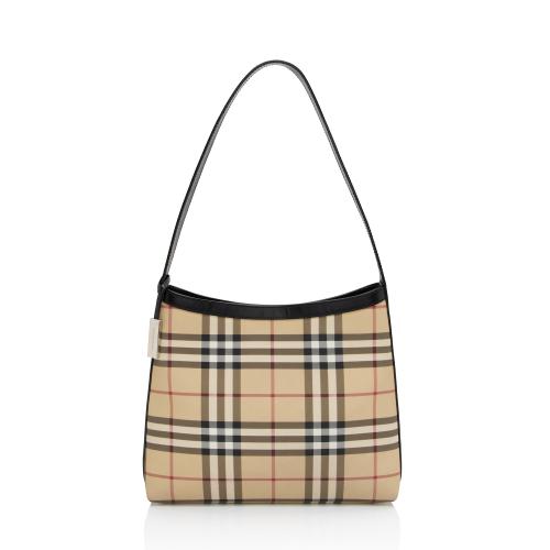 Burberry Vintage Nova Check Heath Shoulder Bag