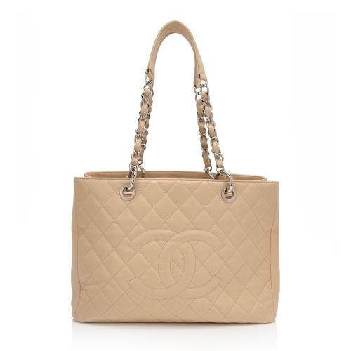 Chanel Caviar Leather Grand Shopping Tote