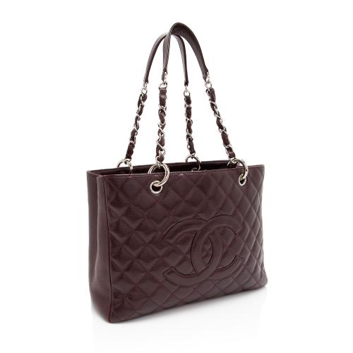 Chanel Caviar Leather Grand Shopping Tote