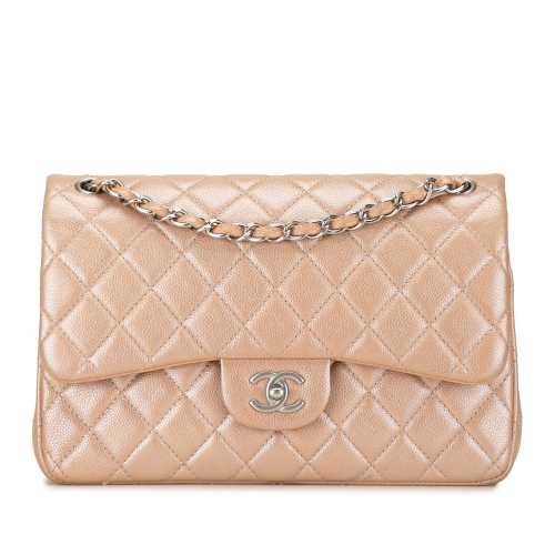 Chanel Jumbo Classic Iridescent Caviar Double Flap