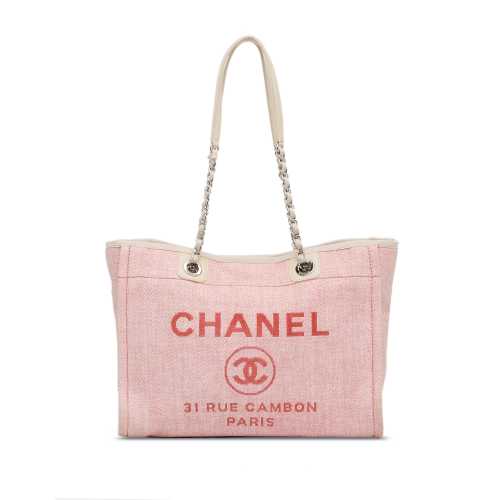 Chanel Medium Canvas Deauville Tote