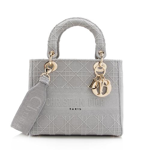 Dior Embroidered Medium Lady D-Lite Bag