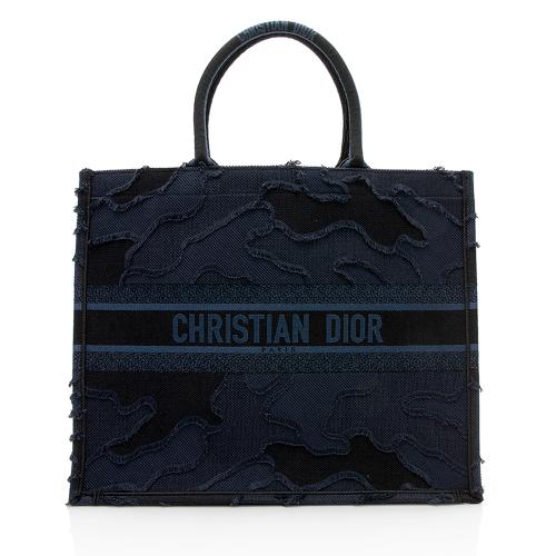 Dior Canvas Camouflage Book Tote 