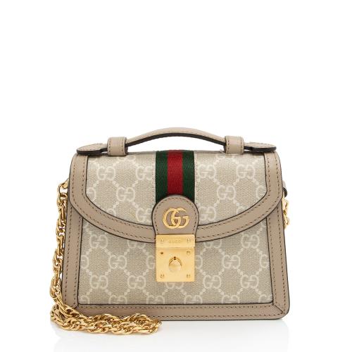 Gucci GG Canvas Ophidia Mini Top Handle