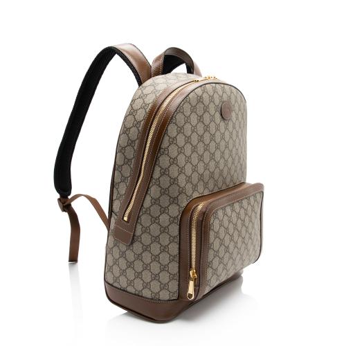 Gucci GG Supreme Interlocking G Backpack