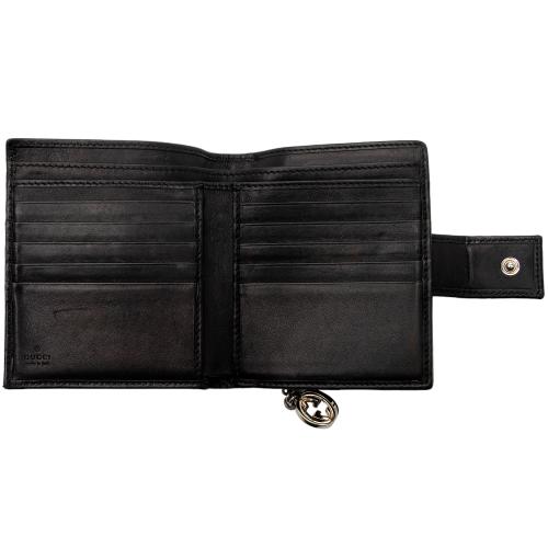 Gucci Guccissima Leather Twins French Wallet