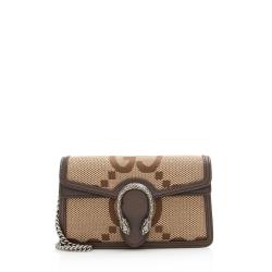 Gucci Jumbo GG Canvas Dionysus Super Mini Bag