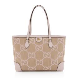 Gucci Jumbo GG Canvas Ophidia Medium Tote