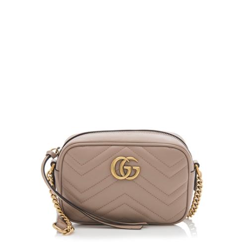 Gucci Matelasse Leather GG Marmont Mini Bag