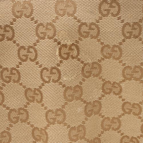 Gucci Metallic GG Canvas Abbey D-Ring Tote