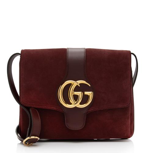 Gucci Suede Arli Medium Shoulder Bag