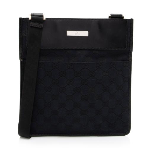 Gucci Vintage GG Canvas Messenger