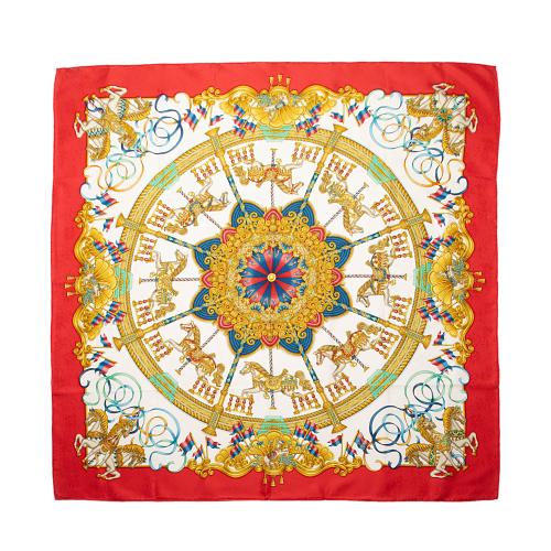 Hermes Silk Luna Park 90cm Scarf