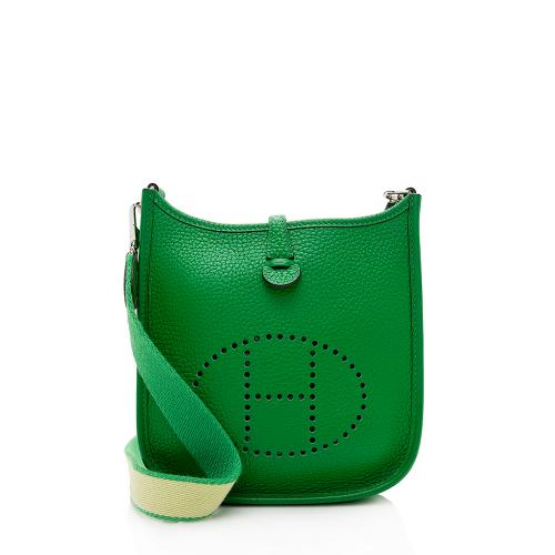 Hermes Taurillon Clemence Amazone Evelyne TPM Shoulder Bag