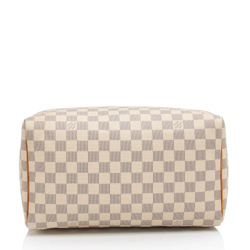 Louis Vuitton Damier Azur Speedy 30 Satchel