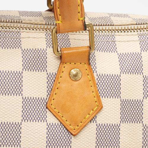 Louis Vuitton Damier Azur Speedy 30 Satchel