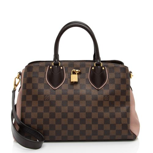 Louis Vuitton Damier Ebene Cuir Taurillon Normandy Satchel