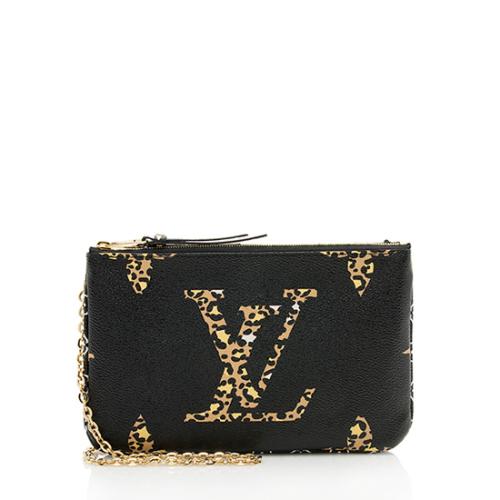 Louis Vuitton Giant Monogram Canvas Jungle Double Zip Pochette