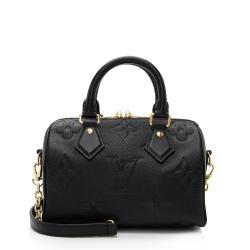 Louis Vuitton Giant Monogram Empreinte Speedy Bandouliere 20 Satchel