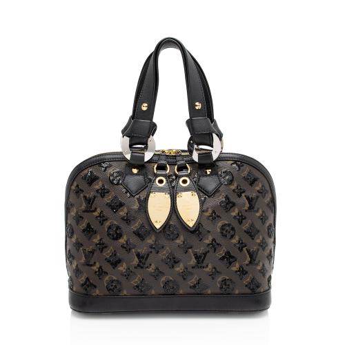 Louis Vuitton Limited Edition Monogram Eclipse Alma Satchel