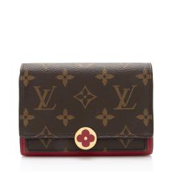 Louis Vuitton Monogram Canvas Flore Compact Wallet