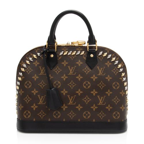 Louis Vuitton Monogram Canvas Metal Stones Alma PM Satchel