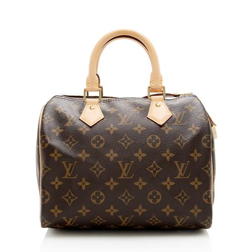 Louis Vuitton Monogram Canvas Speedy 25 Satchel 