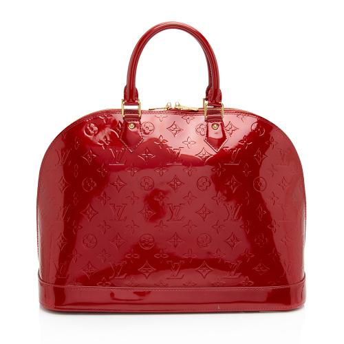 Louis Vuitton Monogram Vernis Alma GM Satchel