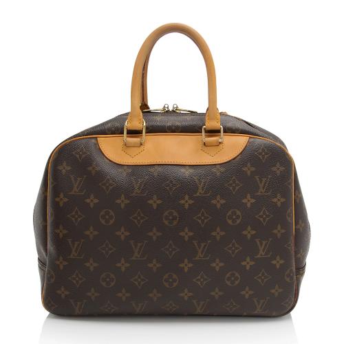 Louis Vuitton Vintage Monogram Canvas Deauville Satchel