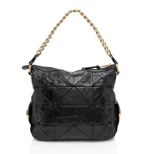 Marc Jacobs Quilted Leather Stam Hobo