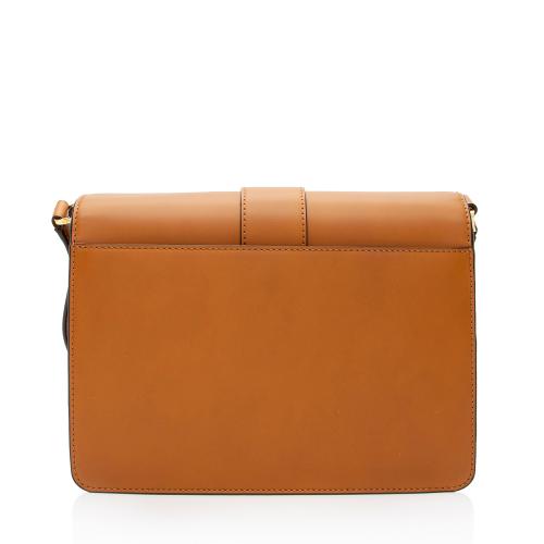 MCM Embossed Leather Tracy Shoulder Bag