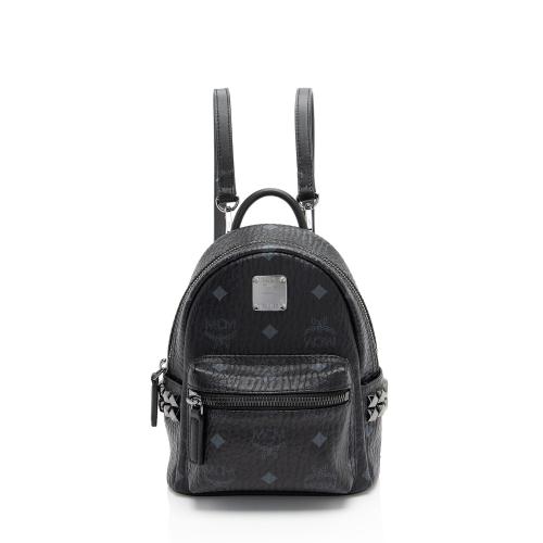 MCM Visetos Studded Stark Baby Backpack