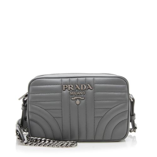 Prada Calfskin Diagramme Crossbody