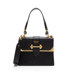 Prada Calfskin Cahier Top Handle