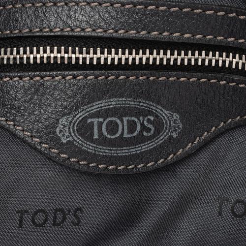 Tods Coated Canvas G-Bag Sacca Grande Tote