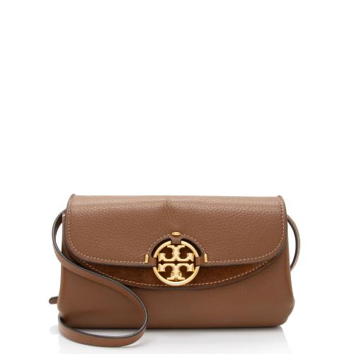 Tory Burch Leather Miller Flap Crossbody