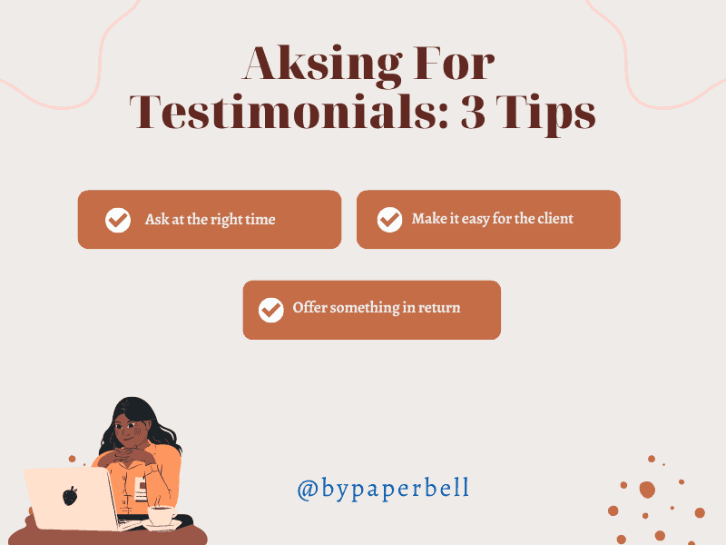 how to ask a client for a testimonial
