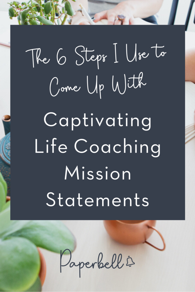 life coaching mission statements pin
