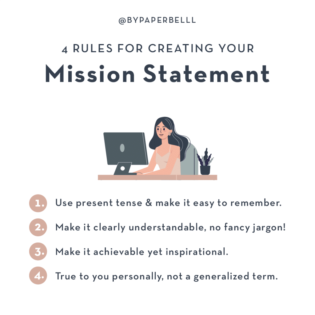 4 Rules for Creating Your Mission Statement